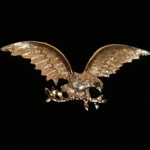 Vintage Roger Van eagle brooch